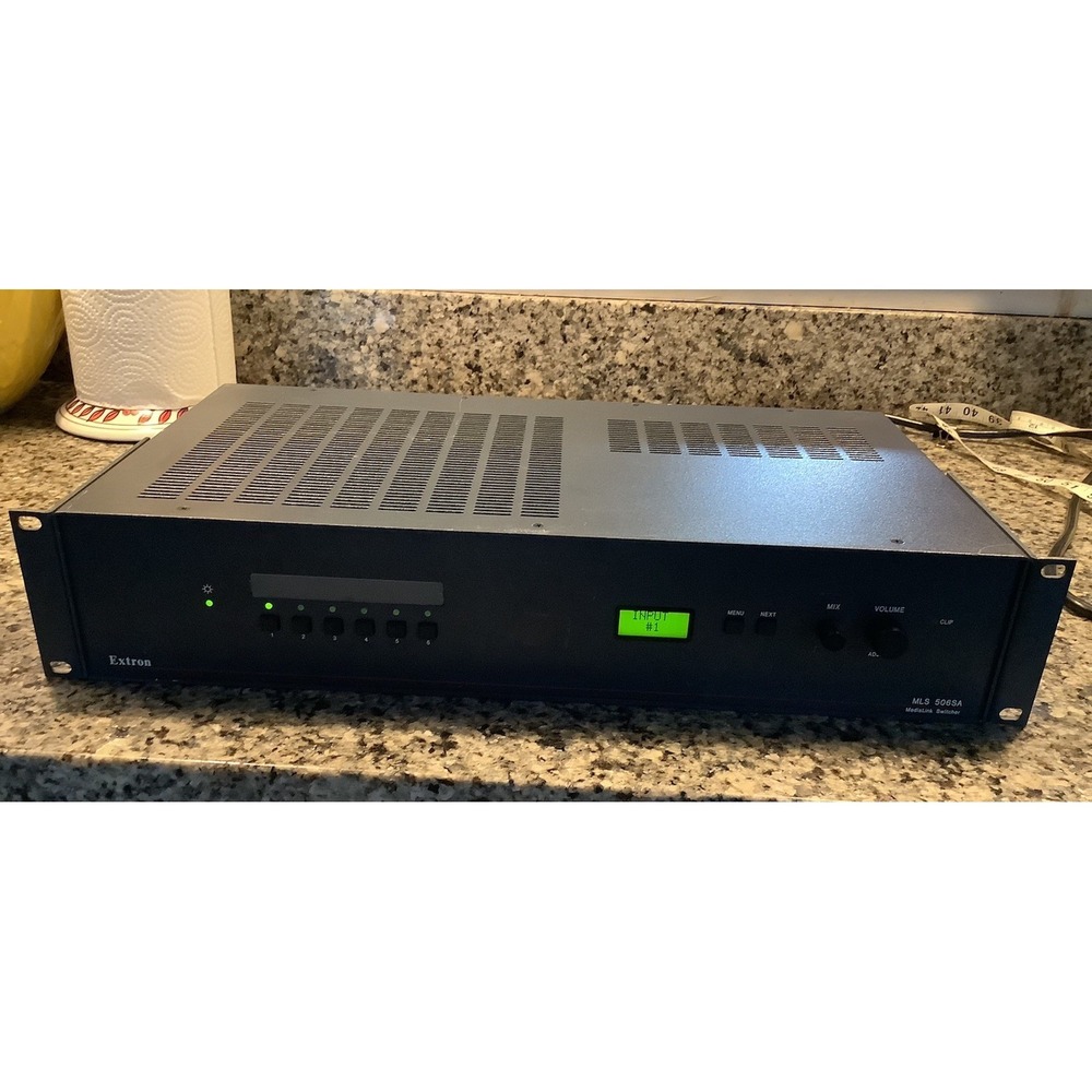 Extron MLS 506SA MediaLink Switcher Six Input Home Automation Audio Amplifier